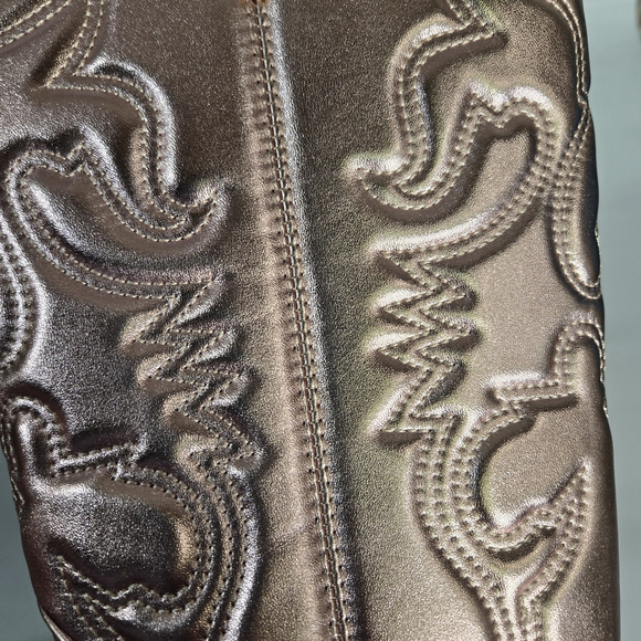 Soda Metallic Pink Western Cowboy Boots Embroidered 9 NIB Rodeo Cowgirl Festival - Picture 7 of 12